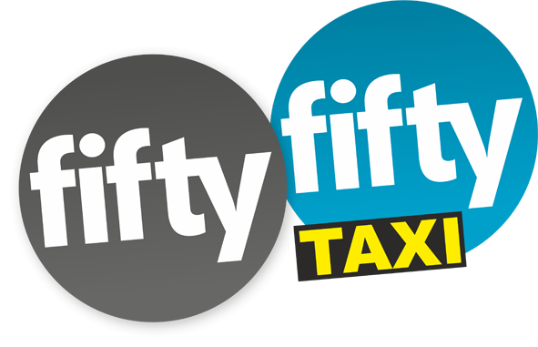 FiftyFifty Taxi Logo